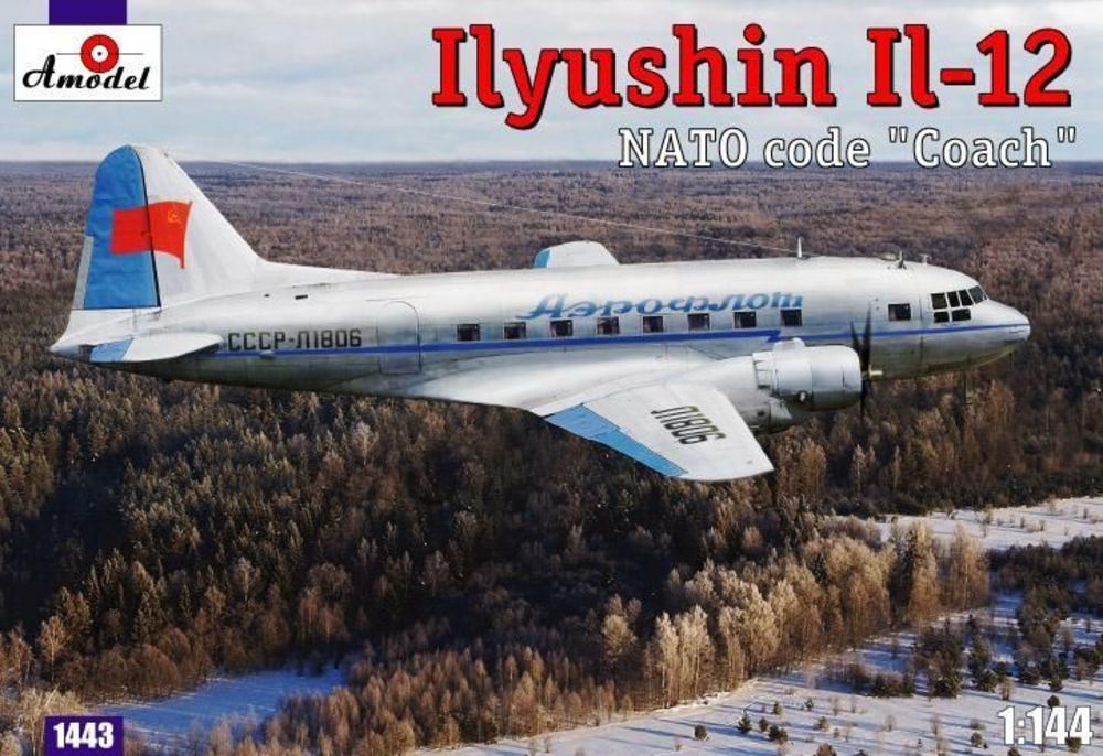 Ilyushin IL-12 'Coach' Soviet cargo air.