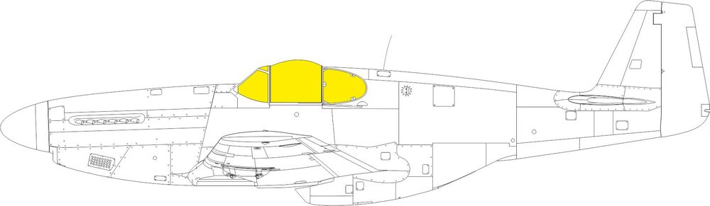 P-51B/C Malcolm Hood canopy 1/48