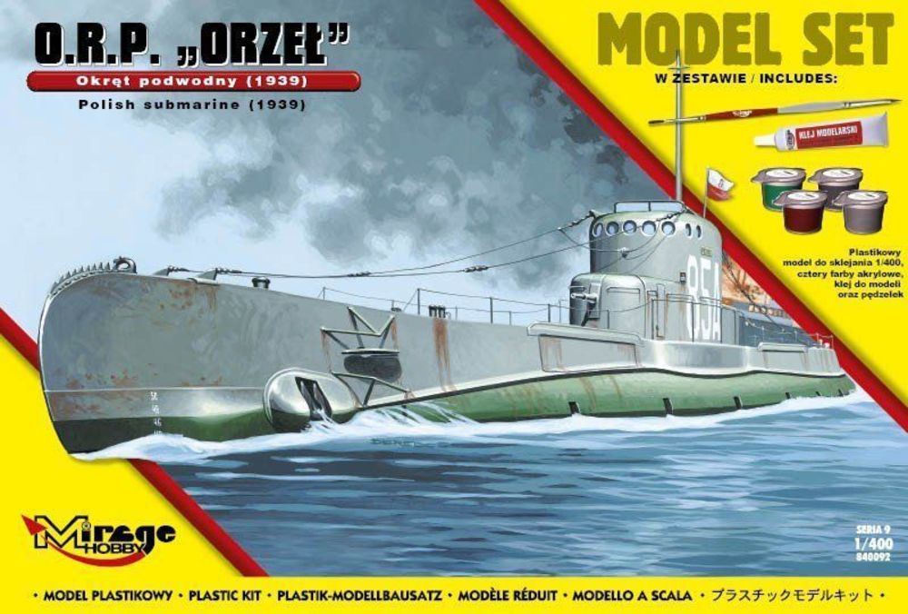 ORPOrzel(Polish Submarine1939)ModelSet