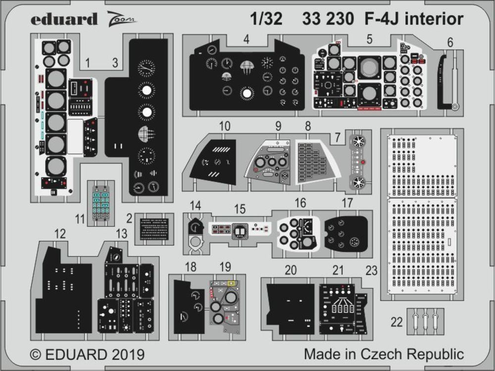 F-4J interior for Tamiya