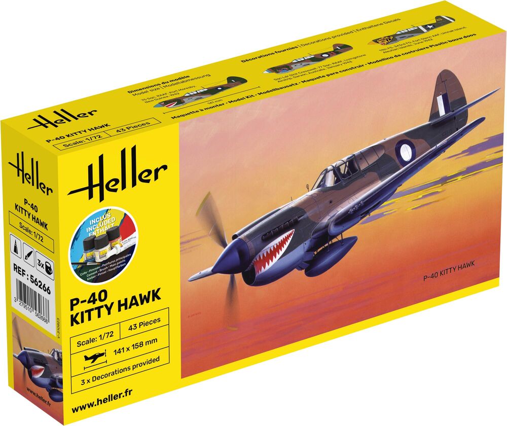 STARTER KIT P-40 Kitty Hawk