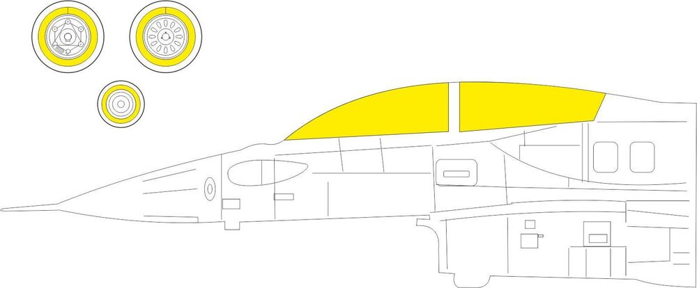 F-16D Block 30/40/50 1/48 KINETIC