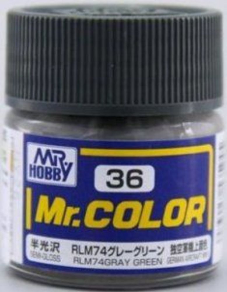 Mr Hobby -Gunze Mr. Color (10 ml) RLM74 Gray Green