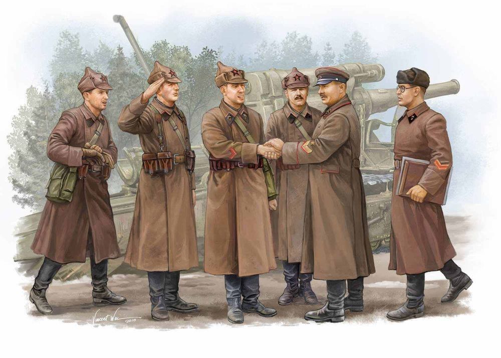 Soviet Artillery - Commander Inspection