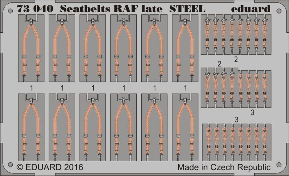 Seatbelts RAF late STEEL