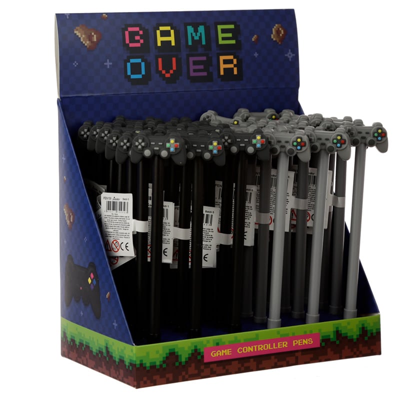 GAME OVER - Head Topper Erasable Gel Pen (Display of 36 pcs)