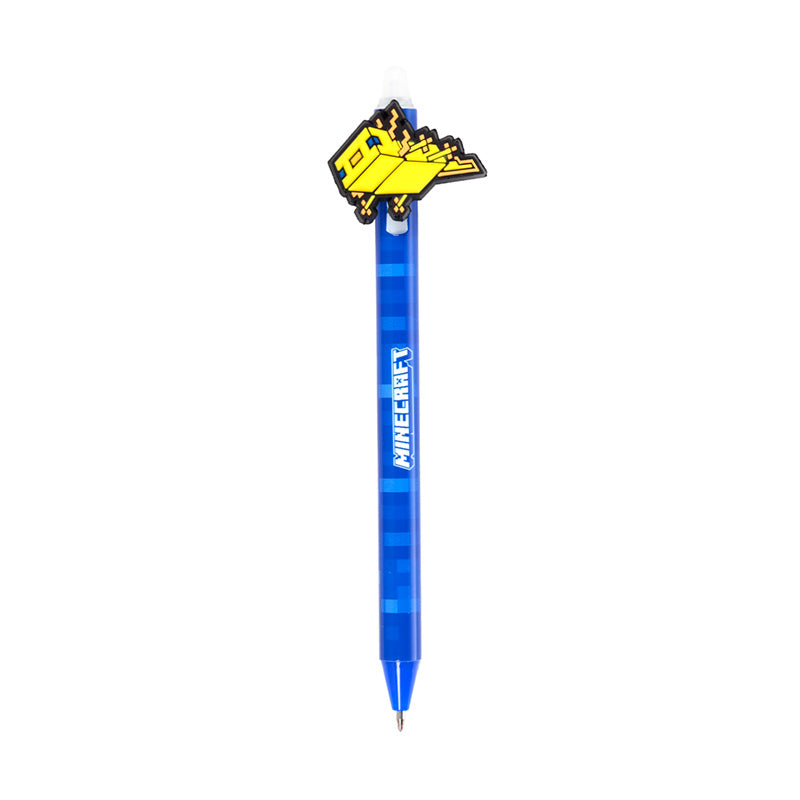 MINECRAFT - Axolotl - Head Topper Erasable Gel Pen (Display of 36 pcs)