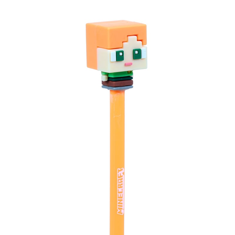 MINECRAFT - Chibi - Set of 4 Head Topper Erasable Gel Pen
