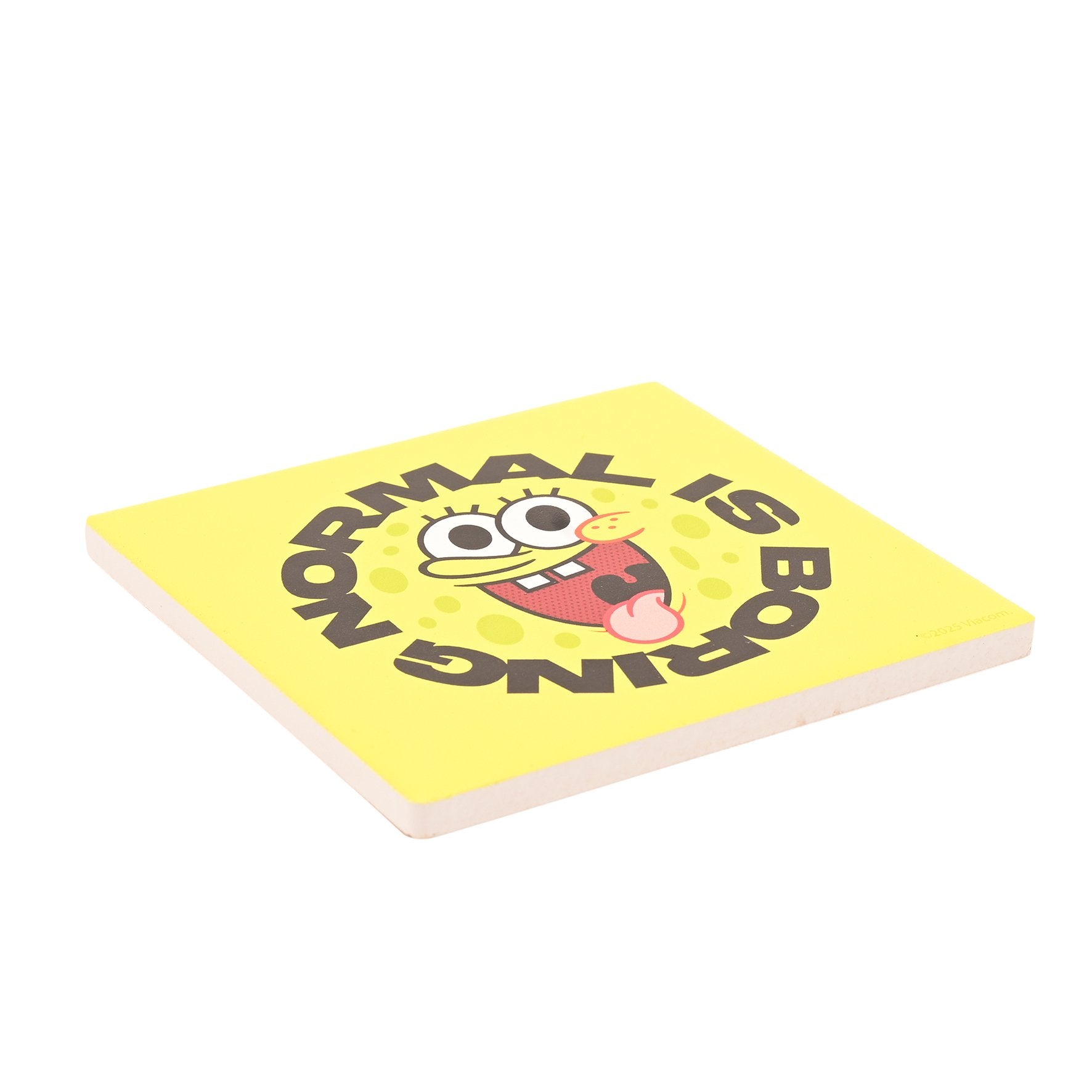 SPONGE BOB - Normal is Boring - Ceramic Square Coaster