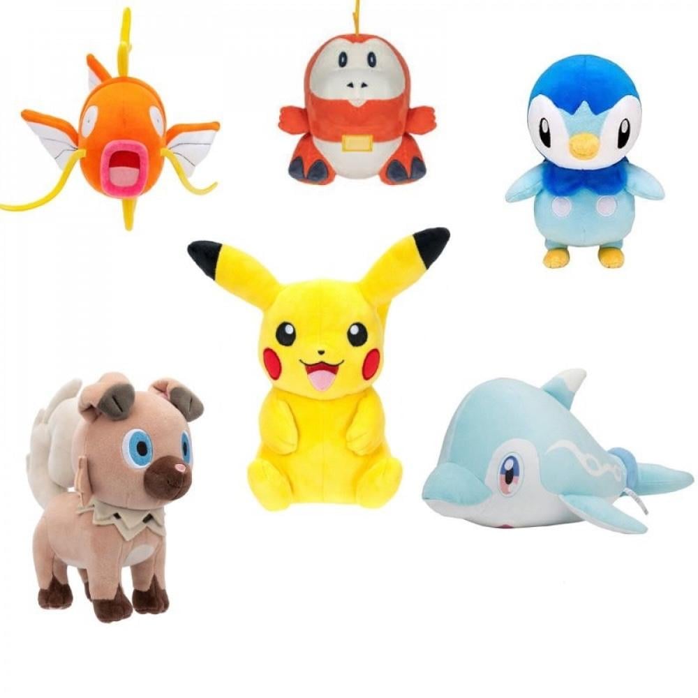 POKEMON - Plush 8 Inch Wave 20- Display 6 Pcs