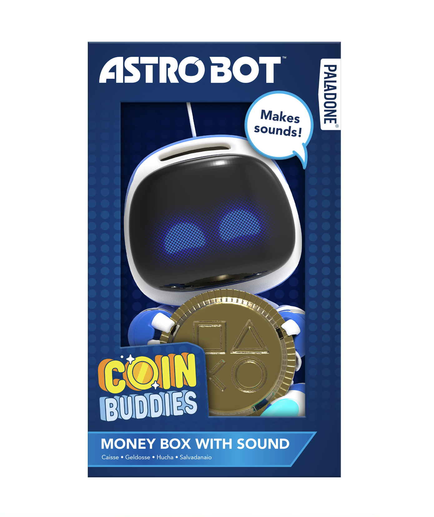 ASTRO BOT - Shaped Money Box with Sound 'Coin Buddies'