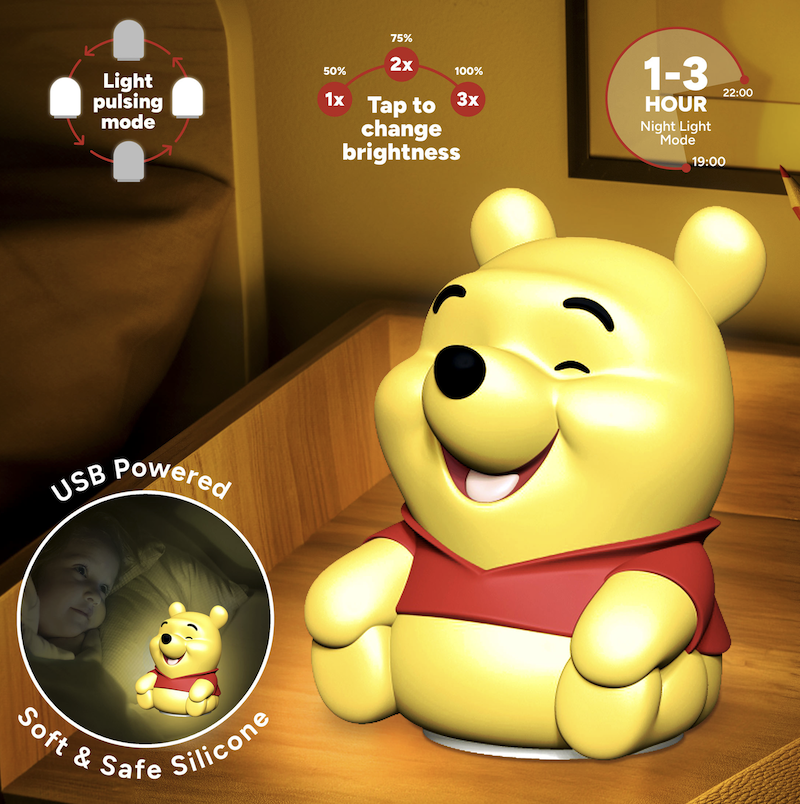 WINNIE THE POOH - 'SquishyGlo' Décorative Light Rechargeable