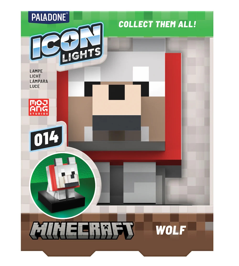 MINECRAFT - Wolf - Icon Lamp 4,3inch