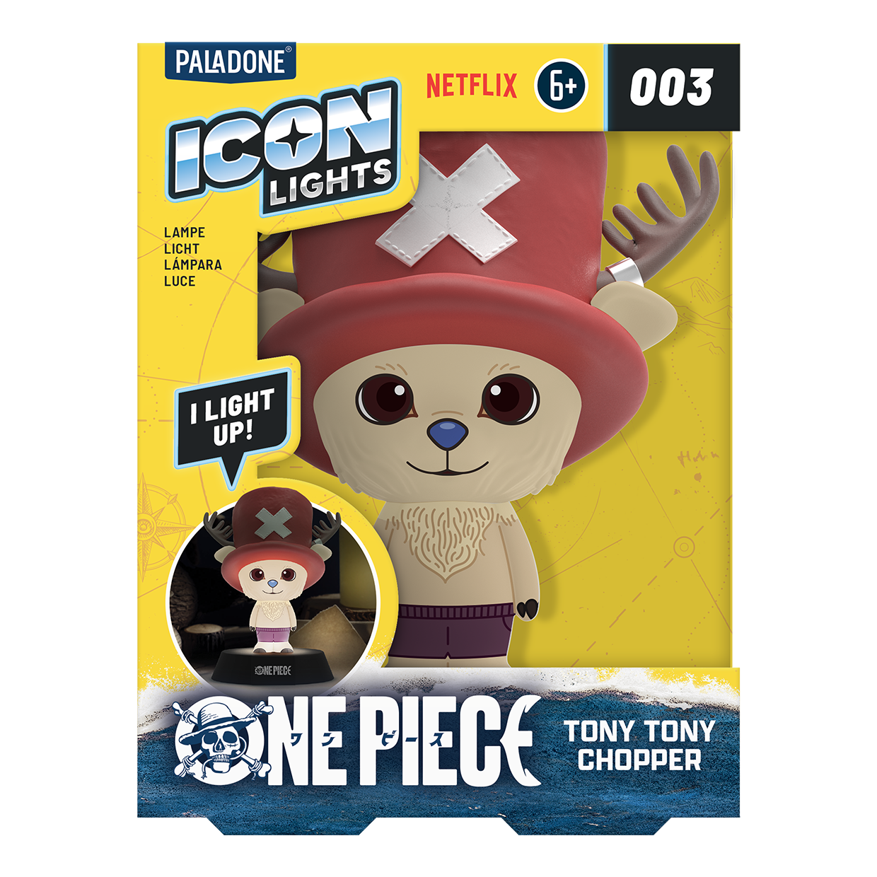 ONE PIECE NETFLIX - Chopper - Icon Lamp 4,3inch