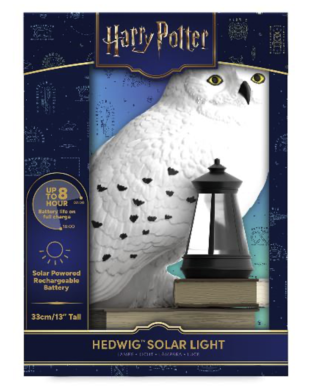 HARRY POTTER - Hedwig - 'LunaGlo' Outdoor Solar Light 13''