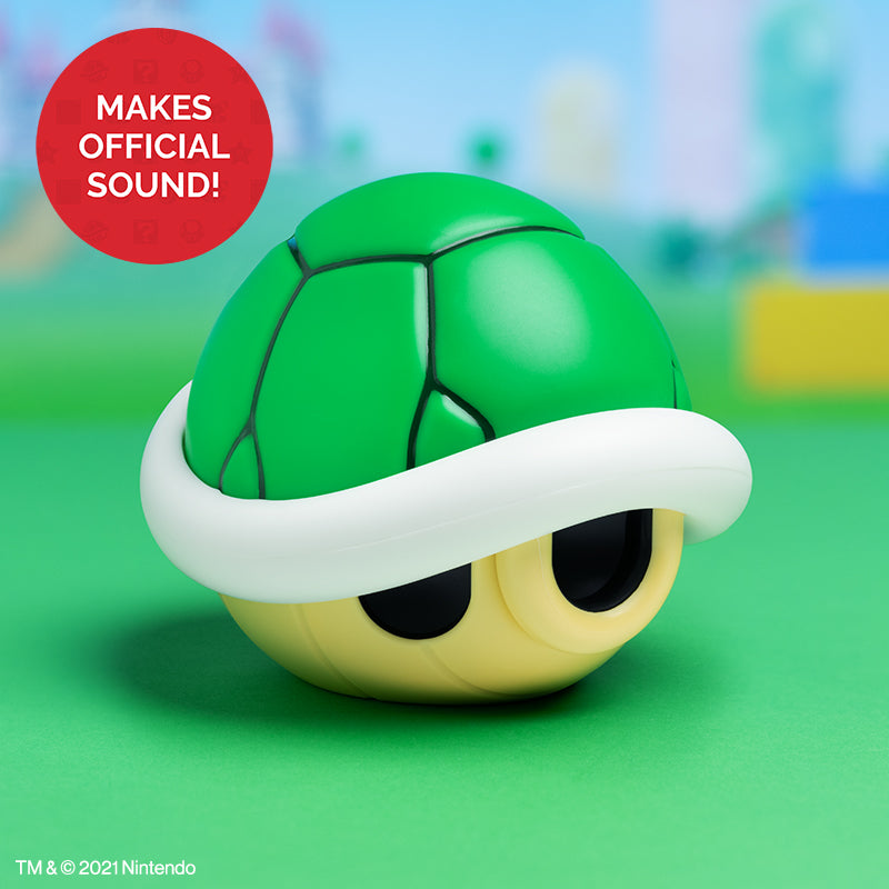 SUPER MARIO - Carapace Verte - Lampe Décorative avec Son 15cm