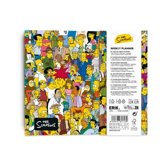 THE SIMPSONS - Weekly Planner + Bloc Note