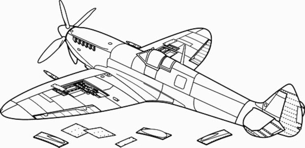 Spitfire Armament Type C Waffen Set