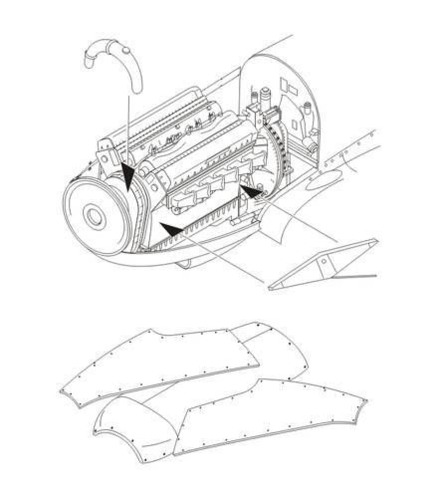 Seafire FR.47 -Engine set