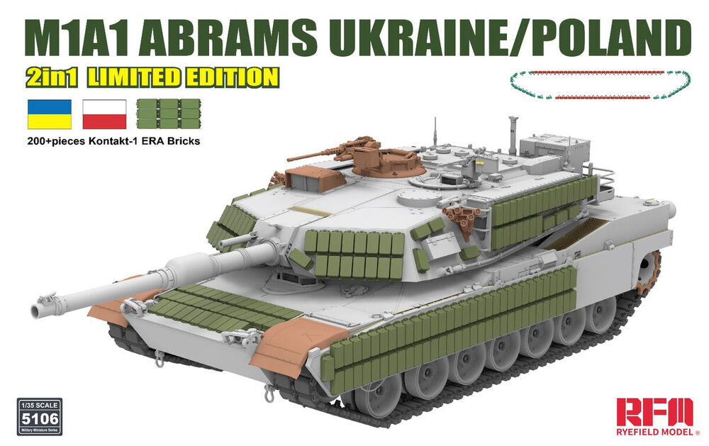 M1A1 Abrams Ukraine / Poland 2 in 1 Limited Edition