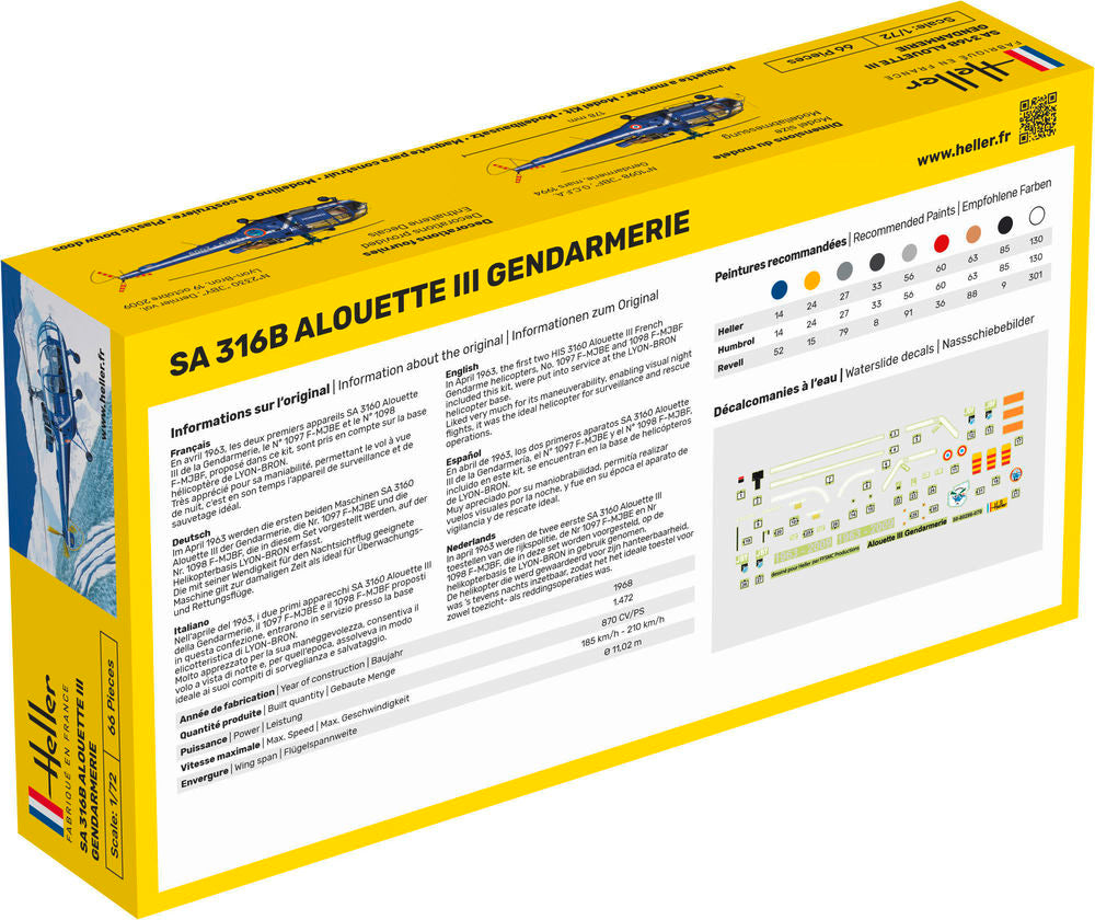 SA 316 Alouette III Gendarmerie