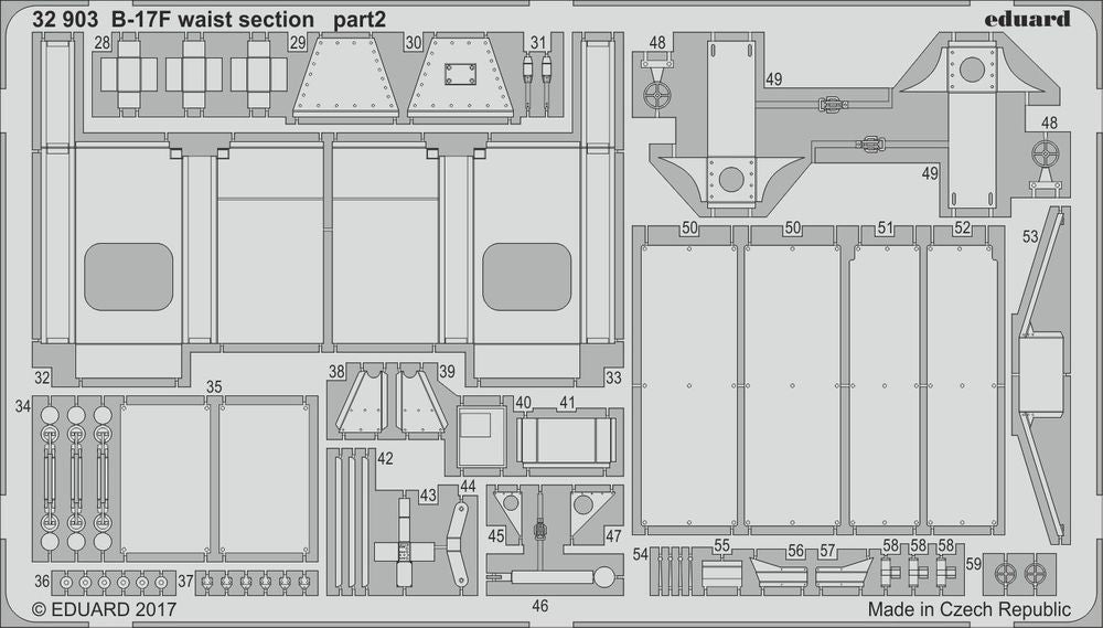 B-17F waist section for HKM