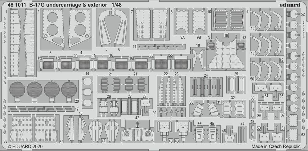 B-17G undercarriage & exterior for HKM