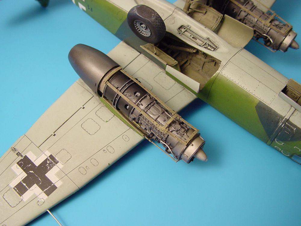 Arado Ar 234B Blitz Motor Detailset f��r Hasegawa Bausatz