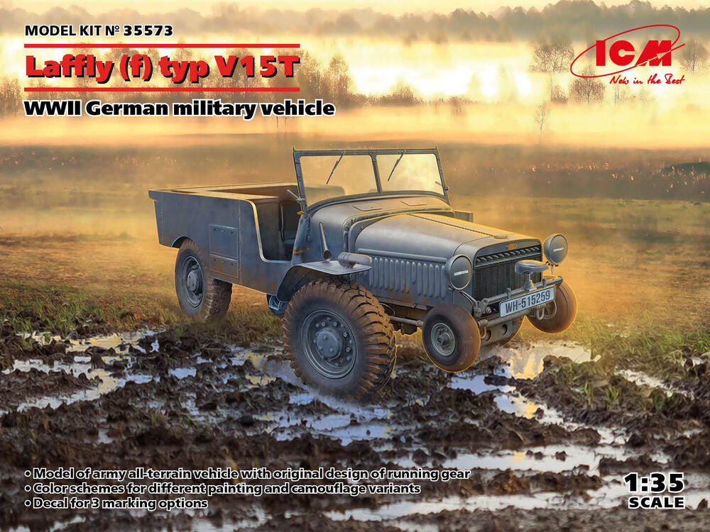 Laffly (f) typ V15T, WWII German military vehicle