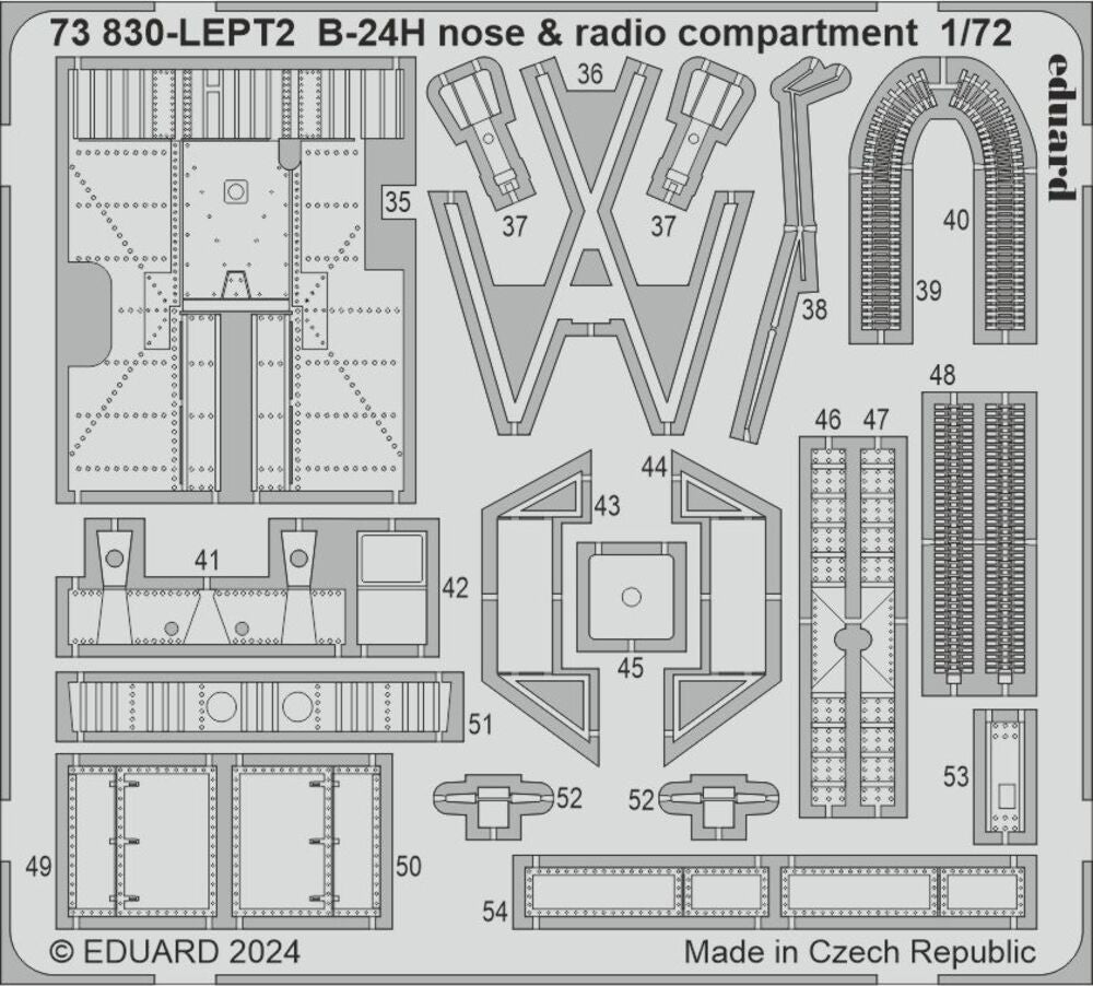 B-24H nose & radio compartment 1/72