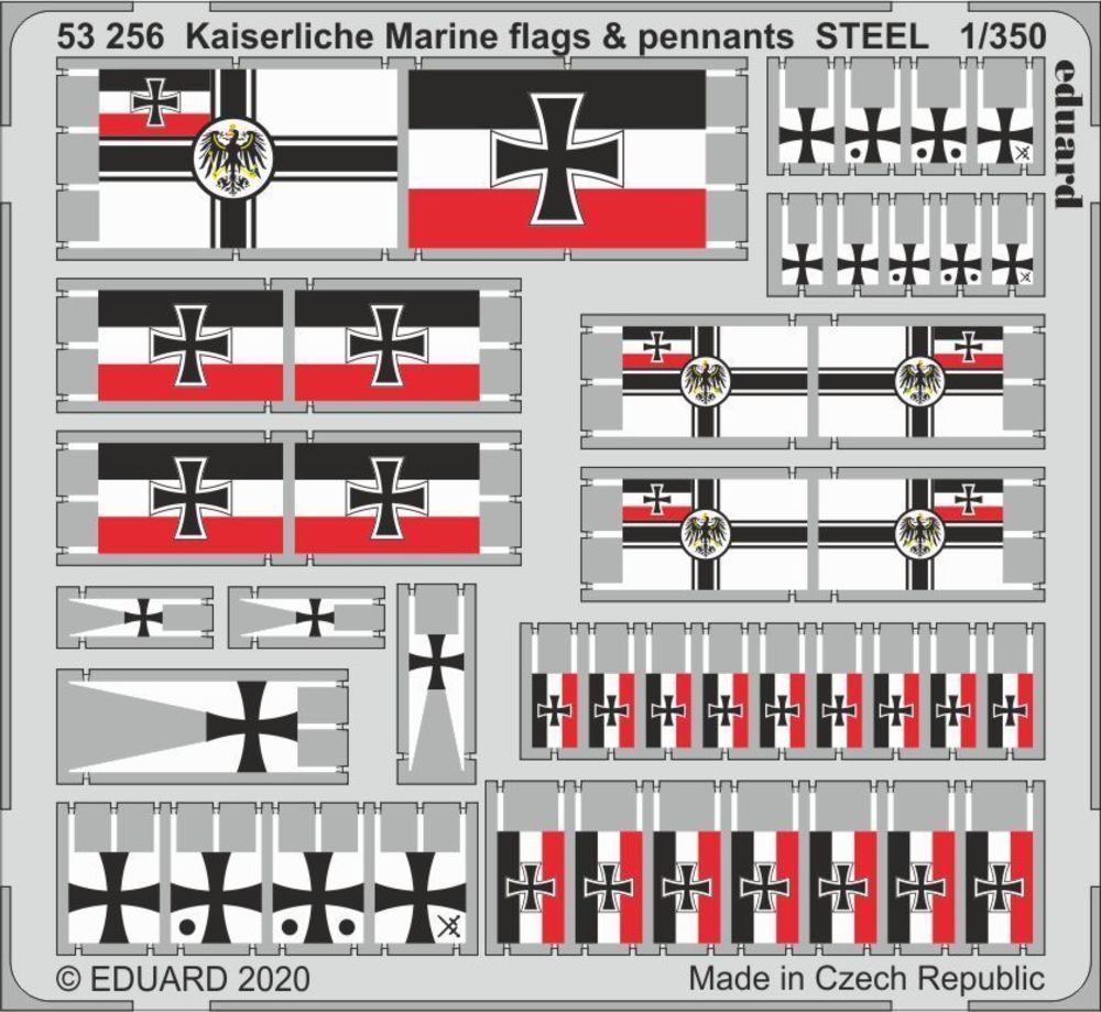 Kaiserlische Marine flags & pennants STEEL