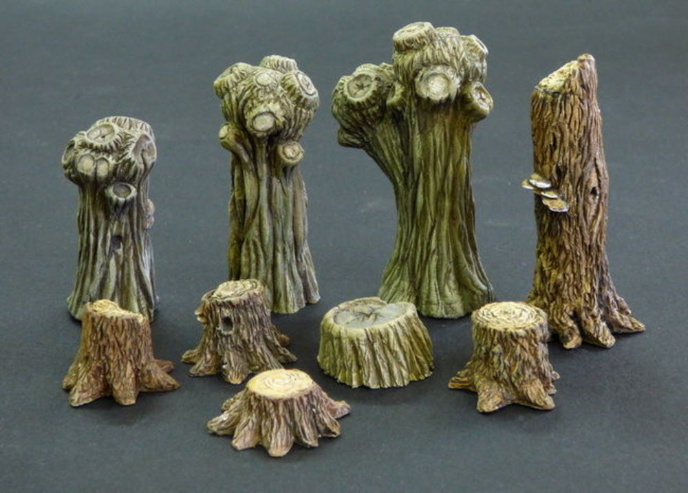 Willows and stumps