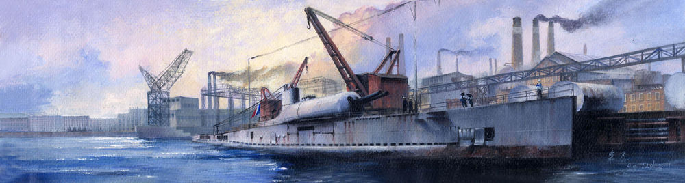 French Surcouf Submarine Cruiser