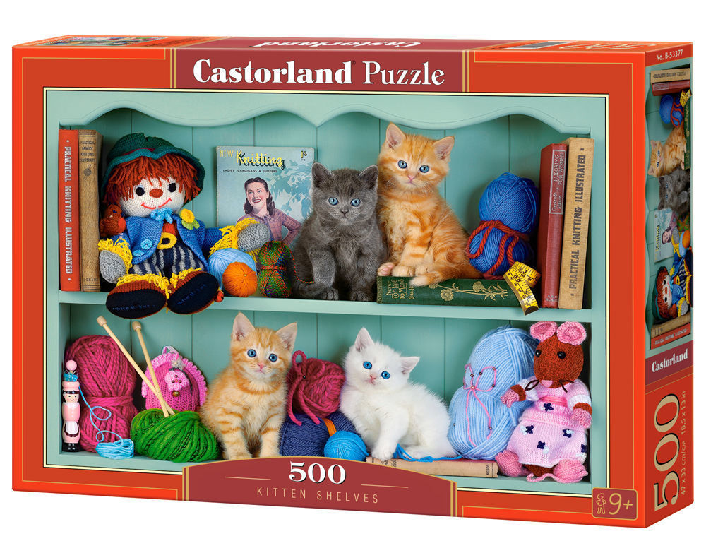 Kitten Shelves, Puzzle 500 Teile