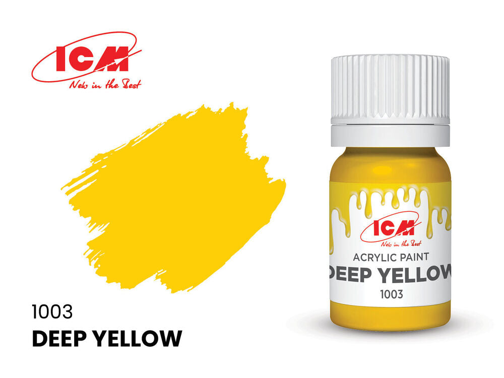 BASIC COLORS Deep Yellow bottle 12 ml