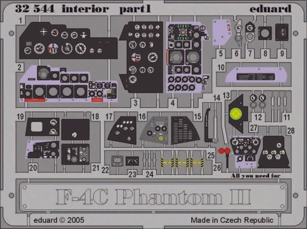 F-4C Phantom II interior f��r Tamiya Bausatz