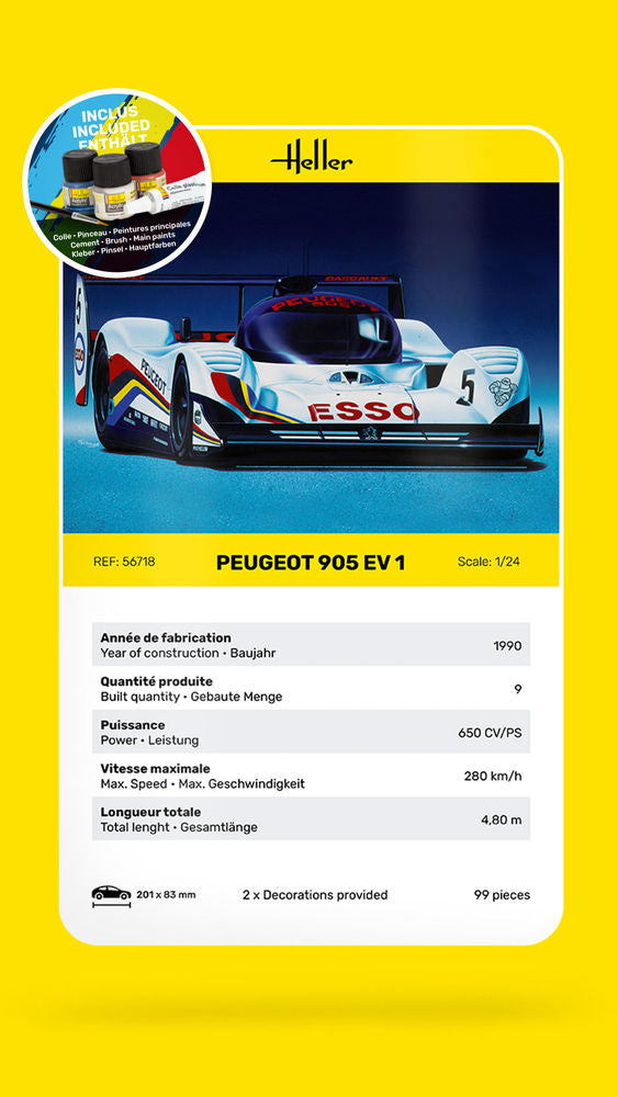 STARTER KIT Peugeot 905 EV 1