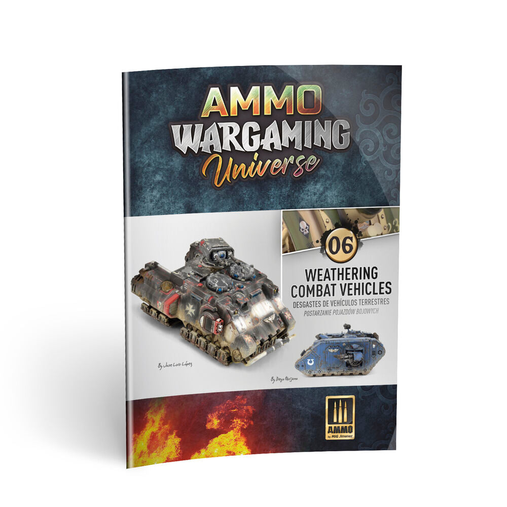 AMMO WARGAMING UNIVERSE Book 06 - Weathering Combat Vehicles (English, Castellano, Polski)