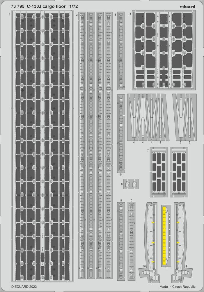 C-130J cargo floor 1/72 ZVEZDA