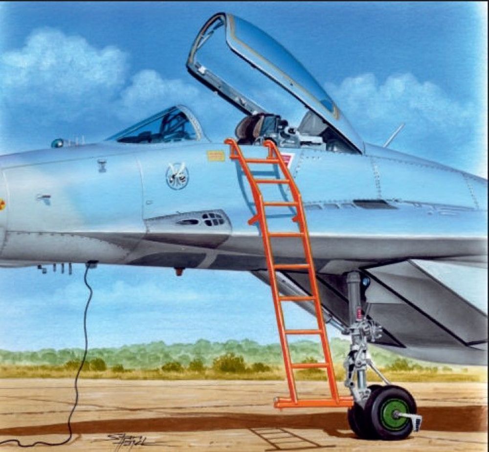 Ladder for MiG-29