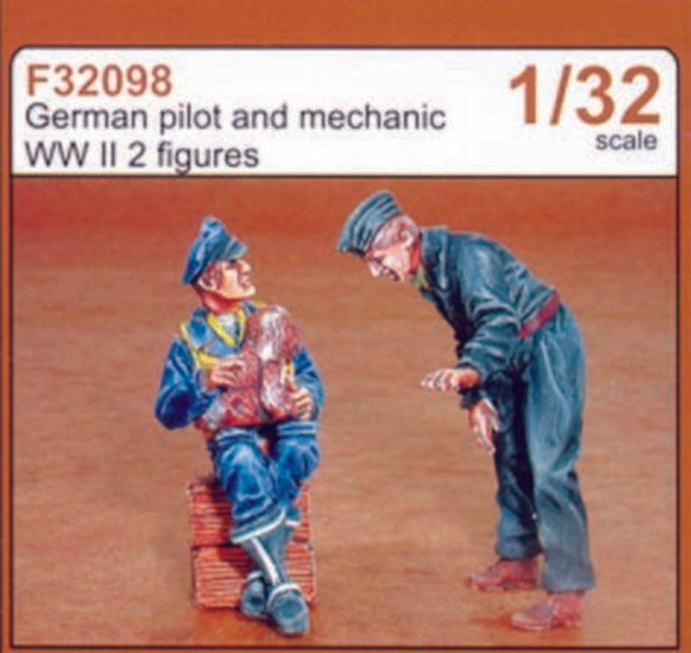 Deutscher Pilot und Mechaniker