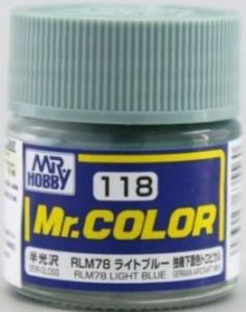 Mr Hobby -Gunze Mr. Color (10 ml) RLM78 Light Blue