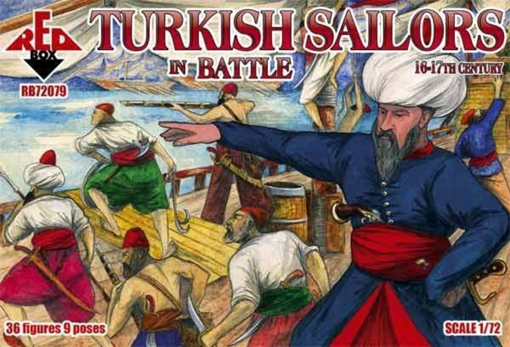 Turkish sailor in battle, 16-17th centur