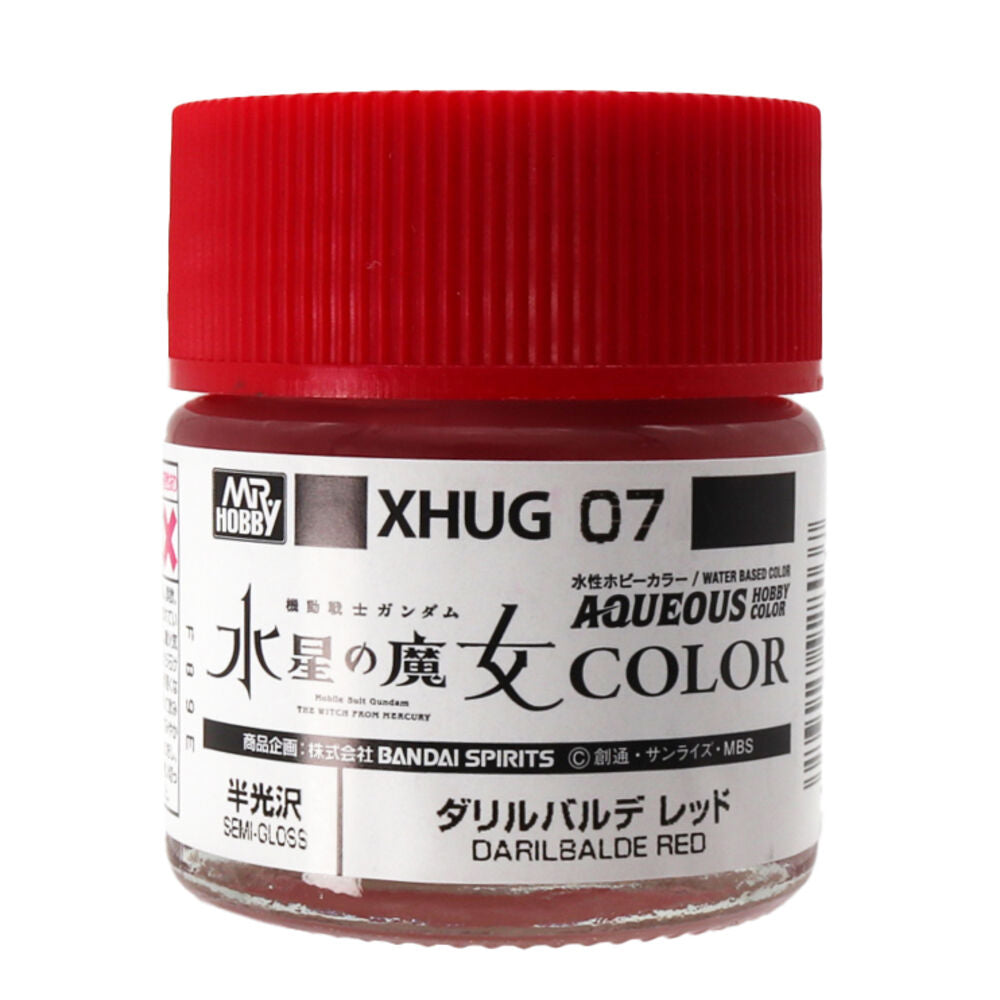 Mr Hobby -Gunze AQUEOUS GUNDAM COLOR (10ml) DARILBALDE RED