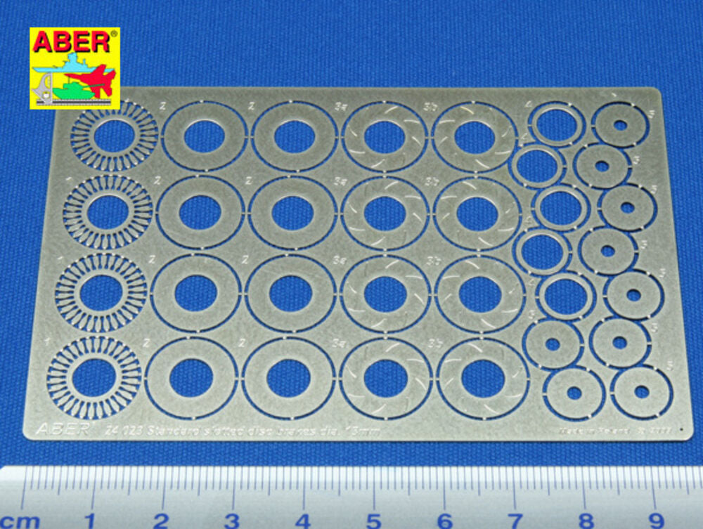 Standard slotted discs 13mm