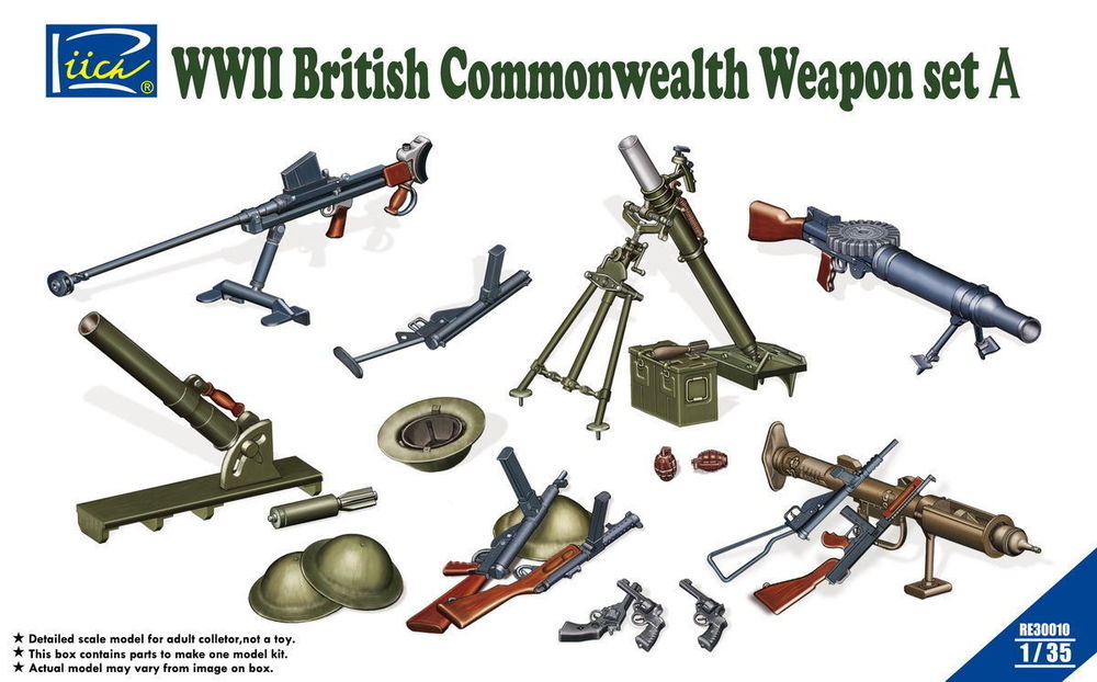 WWII British Commenwealth Weapon Set A