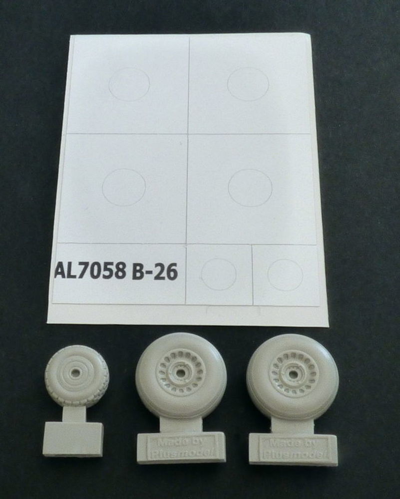 B-26 Marauder early wheels groved