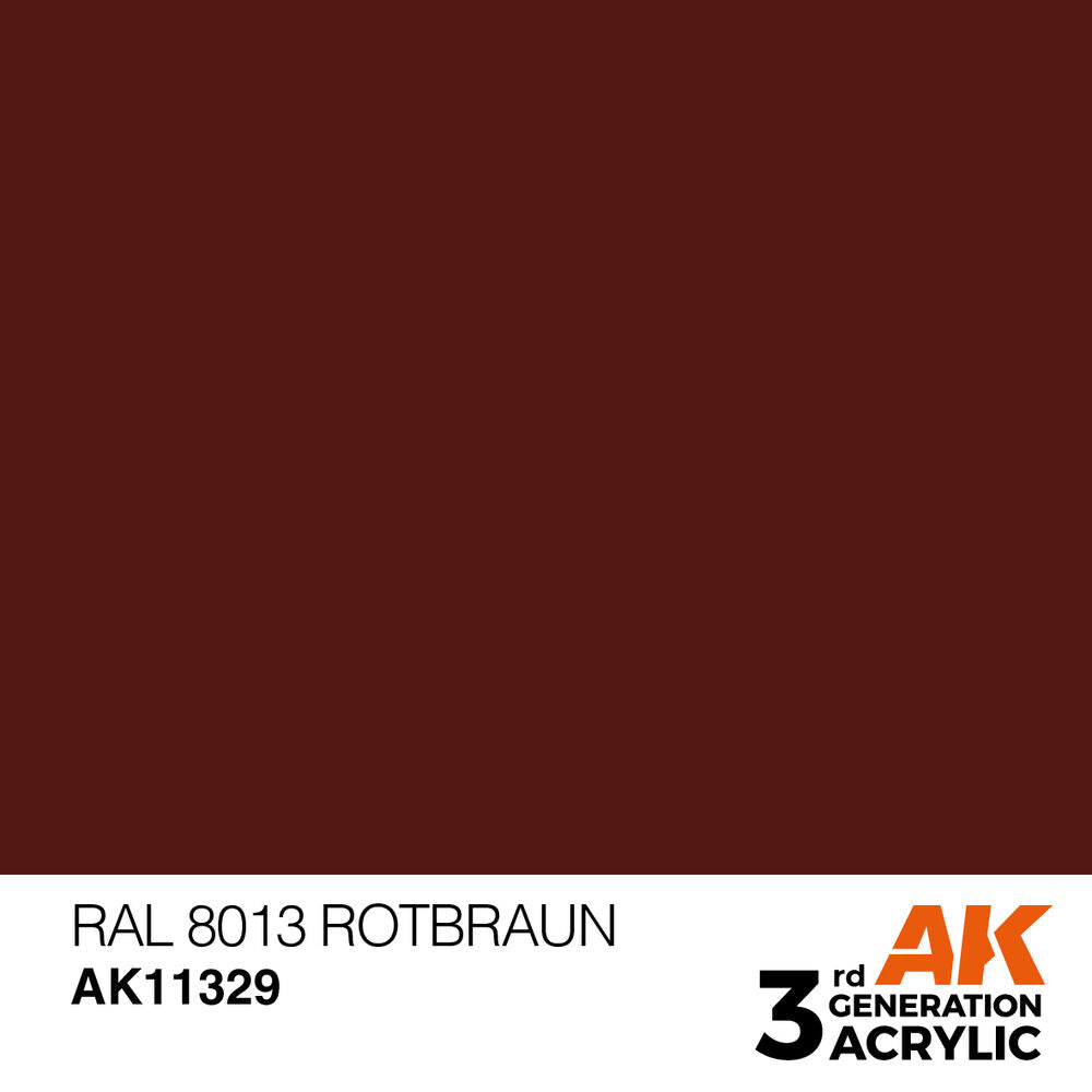 RAL 8013 Rotbraun