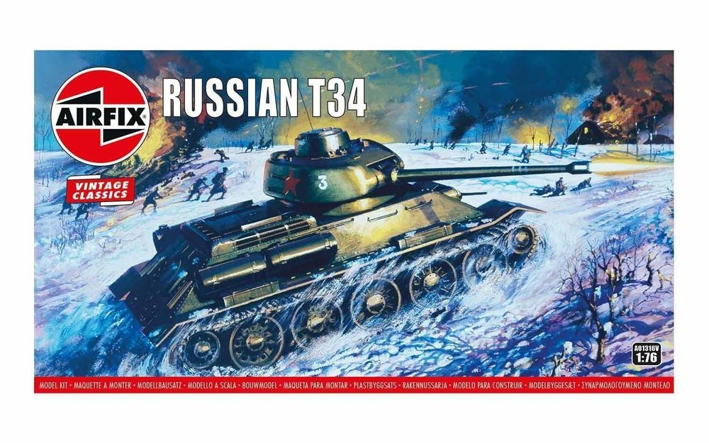 Russian T-34 Medium Tank,Vintage Classic