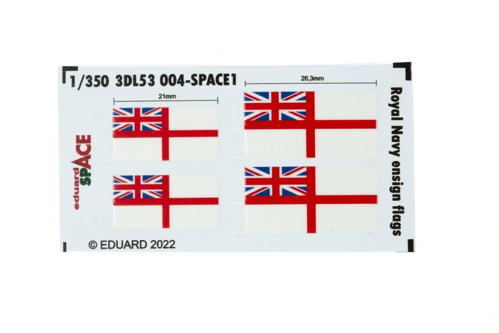 Royal Navy ensign flags SPACE